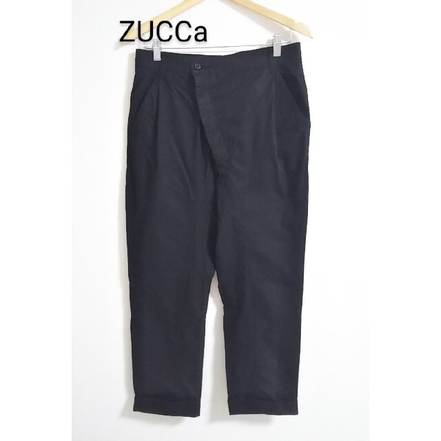 ZUCCa(ズッカ)の【ZUCCa】ズッカ　サルエルパンツ　ブラック　ボタンフライ レディースのパンツ(サルエルパンツ)の商品写真