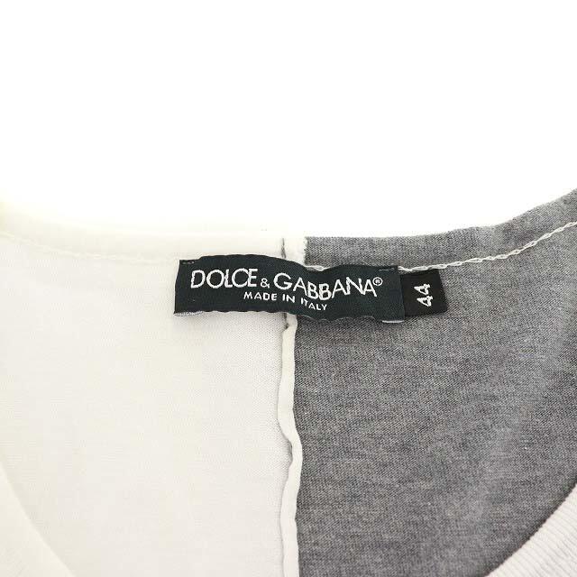 DOLCE&GABBANA(ドルチェアンドガッバーナ)のドルチェ&ガッバーナ ドルガバ Tシャツ カットソー 44 XS グレー 白 レディースのレディース その他(その他)の商品写真