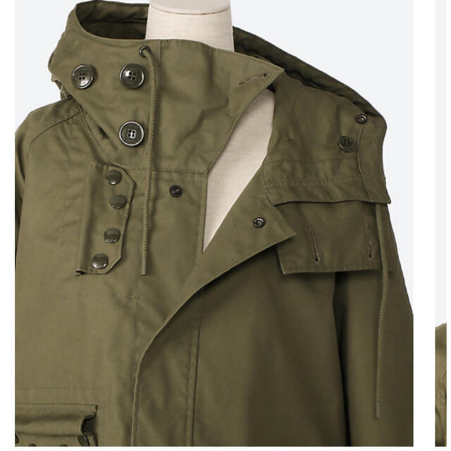 HYKE(ハイク)のHYKE 21ss N/C MILITARY JACKET レディースのジャケット/アウター(ミリタリージャケット)の商品写真