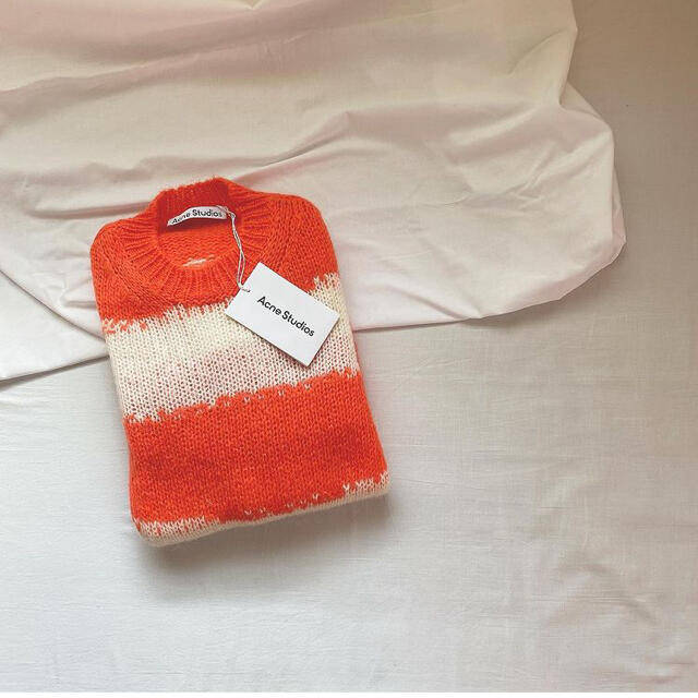 Acne Studios ダメージストライプセーター - recantolarfeliz.com.br