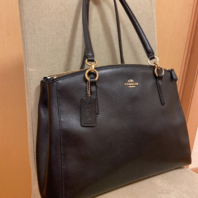 通学【美品】コーチ 2ウェイ トート バッグ 黒 - トートバッグ
