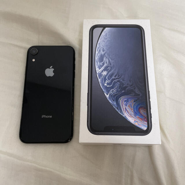 iPhone XR BLACK 64GB simフリー