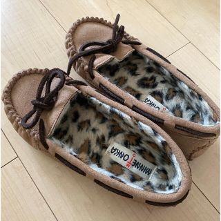 ミネトンカ(Minnetonka)のMINNETONKA モカシン　レオパード　4℃ネックレス　セット(スリッポン/モカシン)