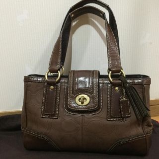 コーチ(COACH)のCOACH レザー トートバッグ(トートバッグ)