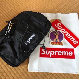 シュプリーム(Supreme)のsupreme ショルダーバック　黒(ショルダーバッグ)