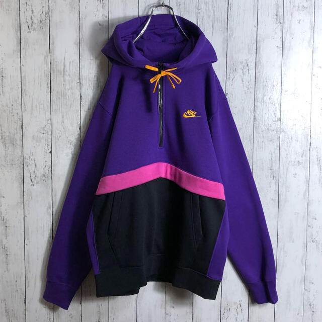 NIKE - 【新品】【希少デザイン】ナイキ 刺繍ロゴ アノラックパーカー