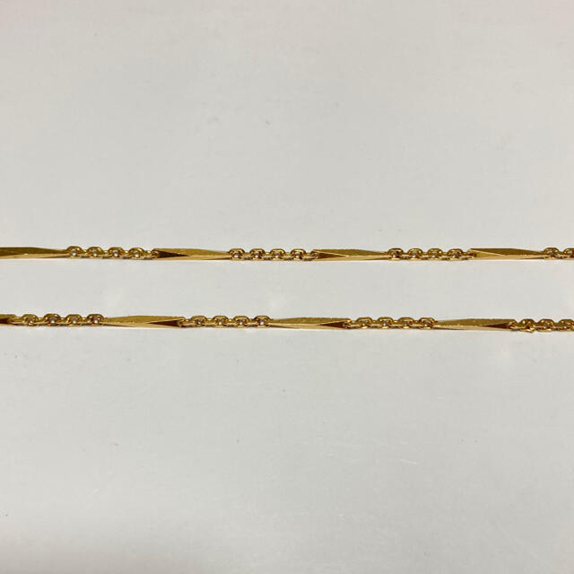 K18 ネックレスチェーン キリコ 切子 9.9g 18金 造幣局刻印 750