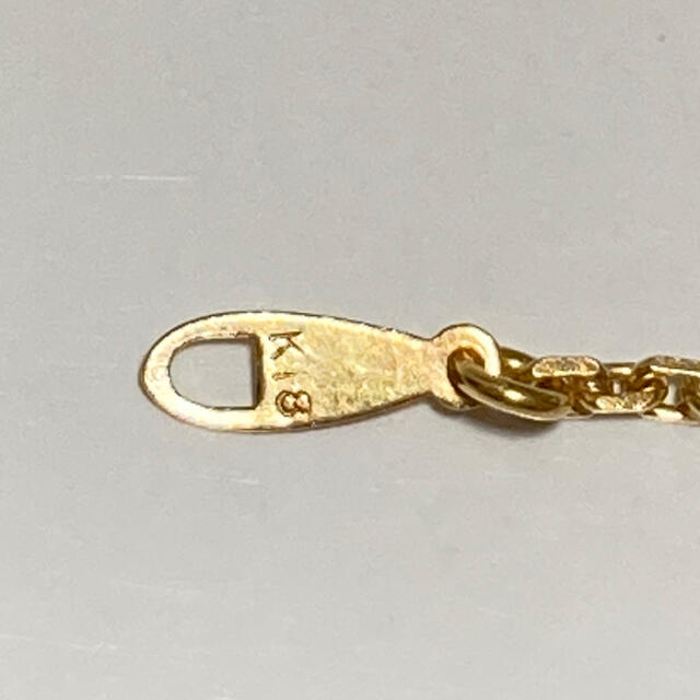 K18 ネックレスチェーン キリコ 切子 9.9g 18金 造幣局刻印 750