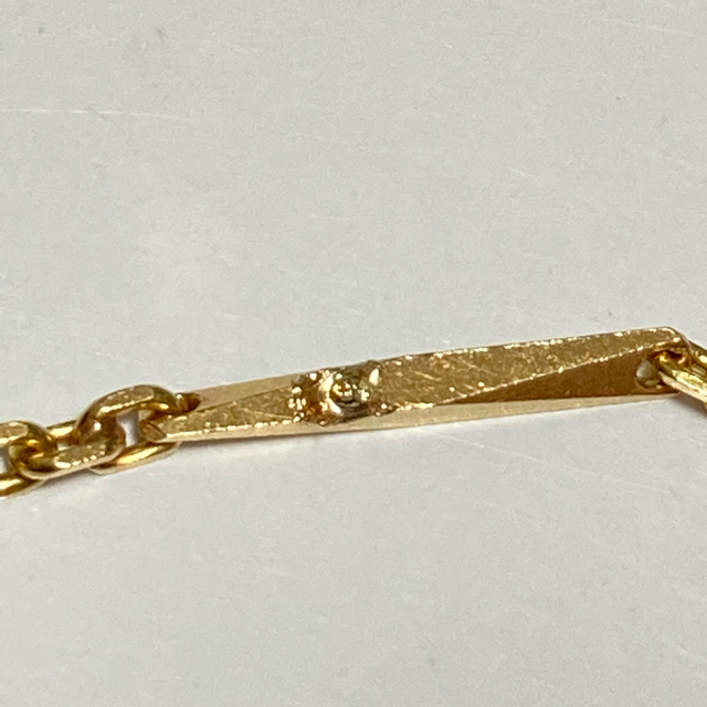 K18 ネックレスチェーン キリコ 切子 9.9g 18金 造幣局刻印 750