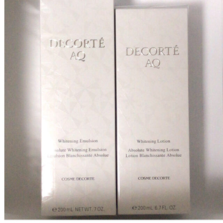 コスメデコルテ(COSME DECORTE)のコスメデコルテ AQ ホワイトニング 化粧水 ＆ 乳液 セット(化粧水/ローション)
