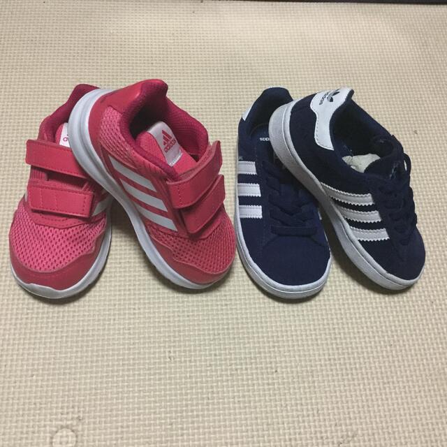 adidas(アディダス)のSuzy ran 様adidas キッズシューズ2足セット14cm/14.5cm キッズ/ベビー/マタニティのベビー靴/シューズ(~14cm)(スニーカー)の商品写真