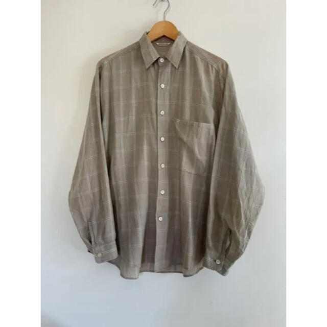 AURALEE SUPER LIGHT CHECK BIG SHIRTS メンズのトップス(シャツ)の商品写真