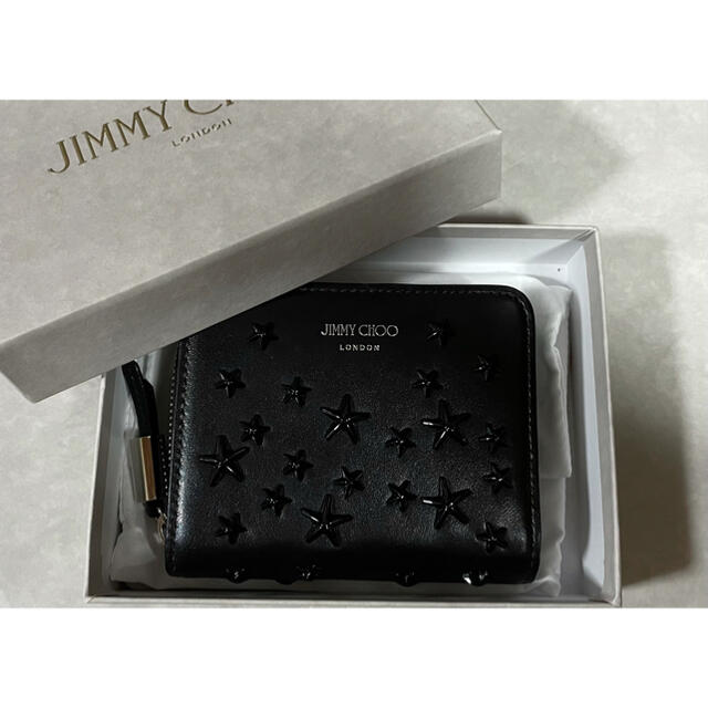 JIMMY CHOO ジミーチュウ 折り財布 二つ折り財布 レザー