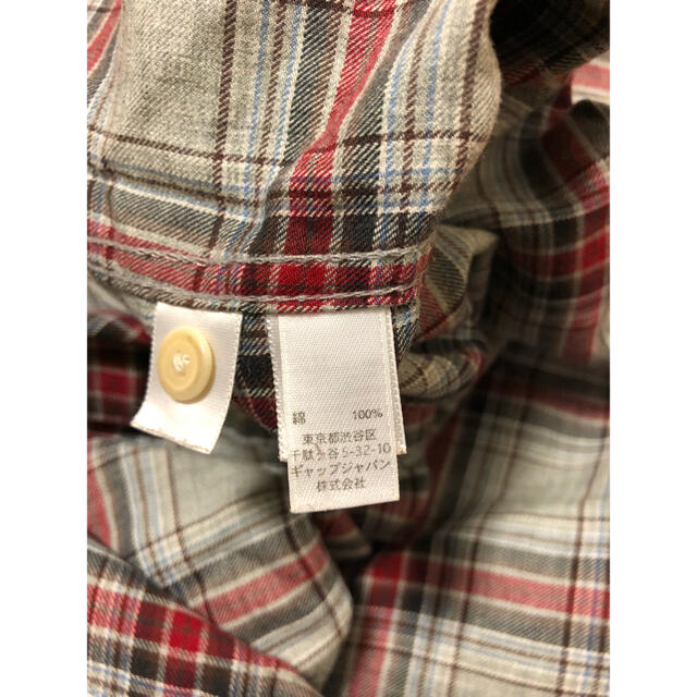 GAP(ギャップ)のGap チェックシャツ 厚手 men's M size グレー　ギャップ メンズのトップス(シャツ)の商品写真