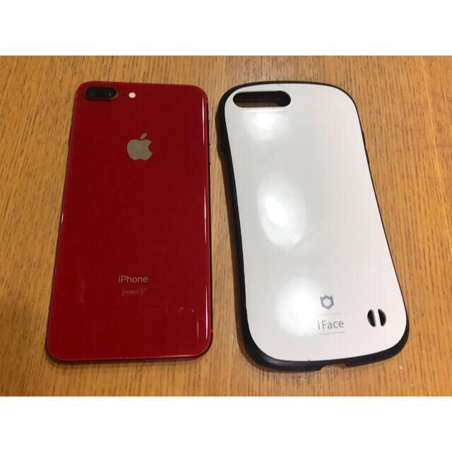 iPhone8 plus 64GB レッド iFaceケース付き ５５％以上節約 partsplus