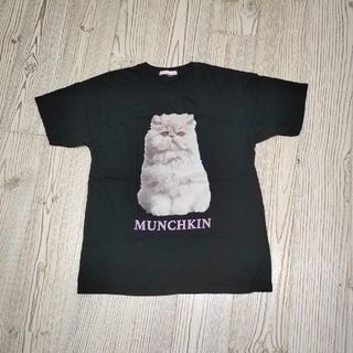 ダブルシー(wc)の👚WC 猫プリントTシャツ F(Tシャツ(半袖/袖なし))