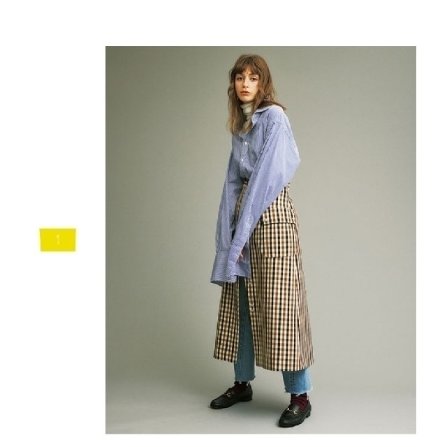 BEAUTY&YOUTH UNITED ARROWS(ビューティアンドユースユナイテッドアローズ)の＜6(ROKU)＞STRIPE SHIRT　定価 18,700円 レディースのトップス(シャツ/ブラウス(長袖/七分))の商品写真