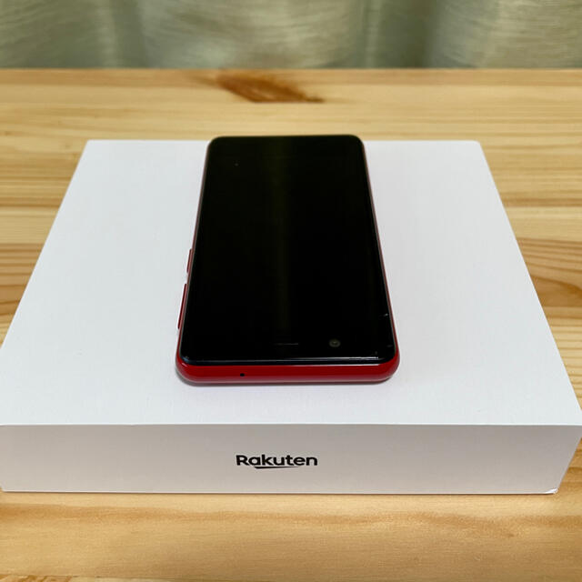 Rakuten(ラクテン)のRakuten mini RED ガラス欠けあり TPUケースおまけ スマホ/家電/カメラのスマートフォン/携帯電話(スマートフォン本体)の商品写真