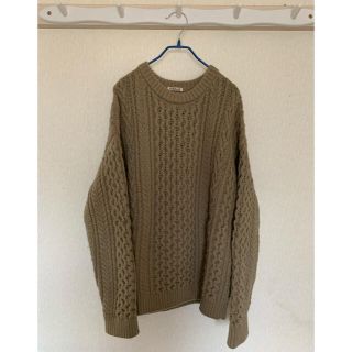 ワンエルディーケーセレクト(1LDK SELECT)のAURALEEの FRENCH MERINO ARAN KNIT P/O (ニット/セーター)