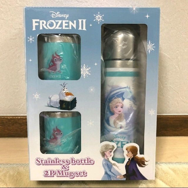 Disney(ディズニー)のアナと雪の女王 ステンレスボトル2P マグセット Disney FROZEN 2 キッズ/ベビー/マタニティの授乳/お食事用品(水筒)の商品写真