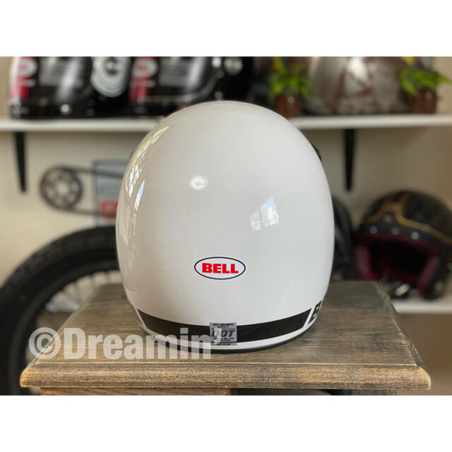 新品☆US BELL moto-3 ベル モト3 復刻版 グロスホワイト/M