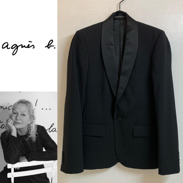agnes b. - agnes b HOMME VINTAGE FRANCE製 タキシード agnes b. - agnes b HOMME VINTAGE FRANCE製 タキシード
