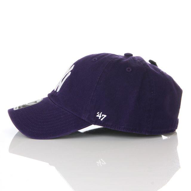 NEW ERA(ニューエラー)の【新品】47 キャップ NY ヤンキース 帽子 紫 レディース メンズ レディースの帽子(キャップ)の商品写真