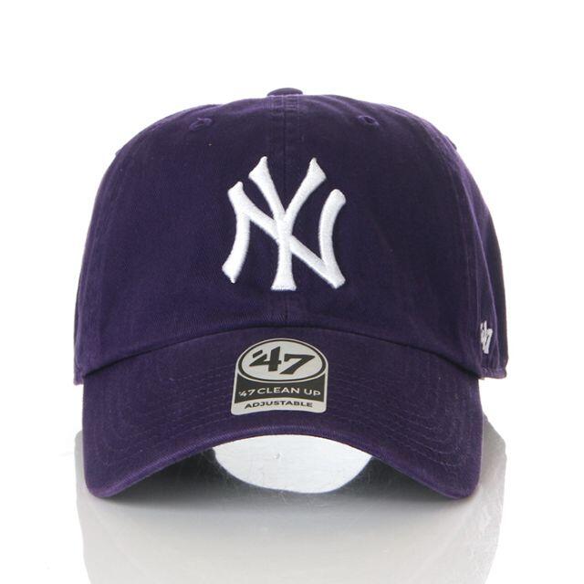 NEW ERA(ニューエラー)の【新品】47 キャップ NY ヤンキース 帽子 紫 レディース メンズ レディースの帽子(キャップ)の商品写真