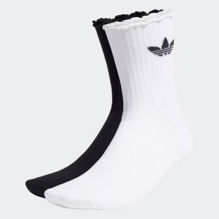 アディダス(adidas)のラッフル クルーソックス 2足組(ソックス)