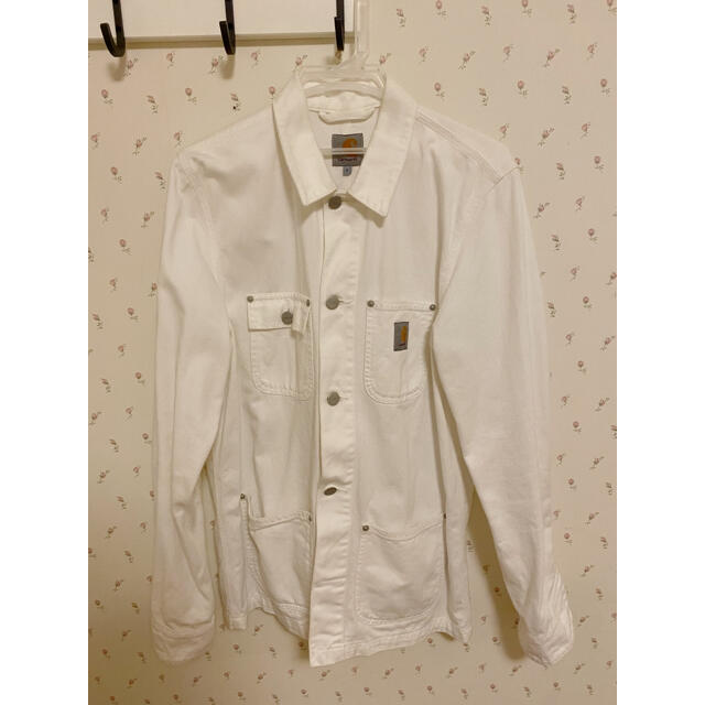 carhartt - Carhartt WIP カバーオール ホワイト Sサイズの通販 carhartt - Carhartt WIP カバーオール ホワイト Sサイズの通販