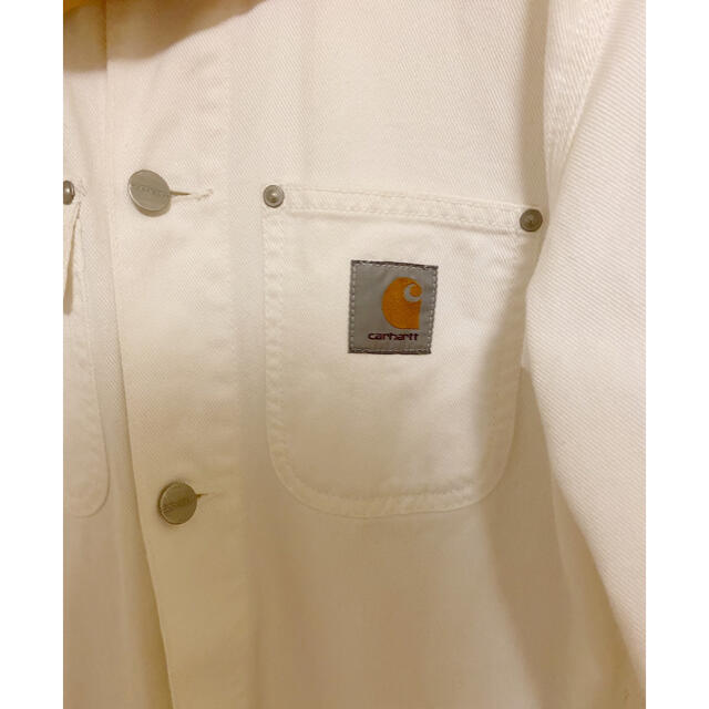 carhartt - Carhartt WIP カバーオール ホワイト Sサイズの通販 carhartt - Carhartt WIP カバーオール ホワイト Sサイズの通販