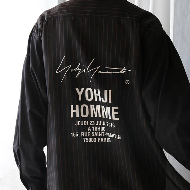 Yohji Yamamoto(ヨウジヤマモト)のYohji Yamamoto ストライプ柄 スタッフシャツ メンズのトップス(シャツ)の商品写真