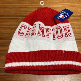 チャンピオン(Champion)の新品未使用　チャンピオン　ニット帽(ニット帽/ビーニー)