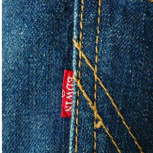 EDWIN(エドウィン)のEDWIN　レディース　オーバーオールジーンズ　Ｌ レディースのパンツ(サロペット/オーバーオール)の商品写真