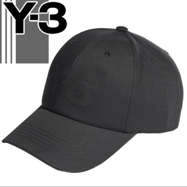 Y-3(ワイスリー)の【2021-22秋冬新作】Y-3 キャップ LOGO CAP HA6530 黒 メンズの帽子(キャップ)の商品写真