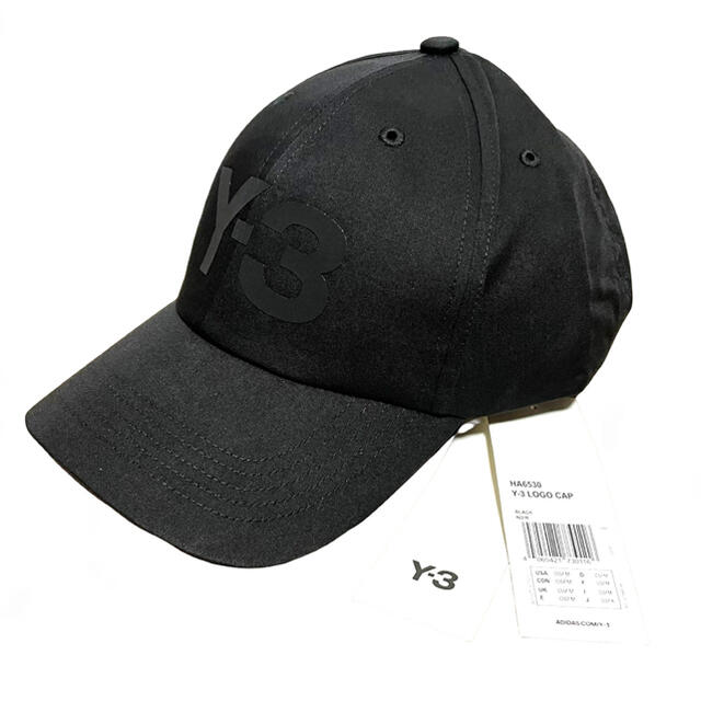 Y-3(ワイスリー)の【2021-22秋冬新作】Y-3 キャップ LOGO CAP HA6530 黒 メンズの帽子(キャップ)の商品写真