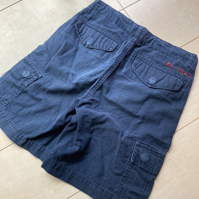 POLO RALPH LAUREN(ポロラルフローレン)のラルフ　120 ハーフパンツ ネイビー キッズ/ベビー/マタニティのキッズ服男の子用(90cm~)(パンツ/スパッツ)の商品写真