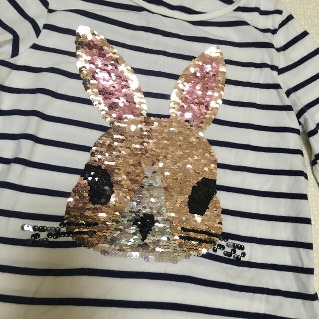 H&M(エイチアンドエム)の変身Tシャツ キッズ/ベビー/マタニティのキッズ服女の子用(90cm~)(Tシャツ/カットソー)の商品写真