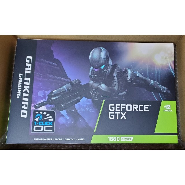 玄人志向 GeForce GTX1660 SUPER 新品スマホ/家電/カメラ