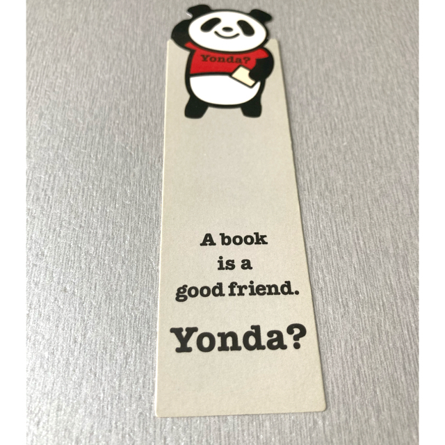 【美品】Yonda?パンダ　新潮文庫　ブックマーク　しおり　4枚セット ハンドメイドの文具/ステーショナリー(しおり/ステッカー)の商品写真