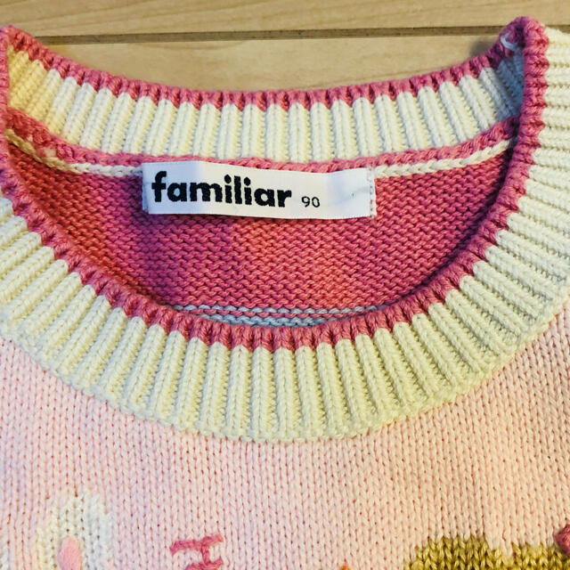 familiar(ファミリア)の90㎝　ファミリアベスト キッズ/ベビー/マタニティのキッズ服女の子用(90cm~)(その他)の商品写真