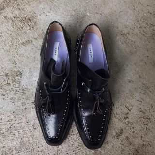 アメリヴィンテージ(Ameri VINTAGE)の【Ameri VINTAGE】STUDS TASSEL LOAFER(ローファー/革靴)