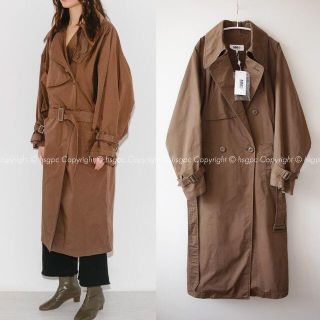 マルタンマルジェラ(Maison Martin Margiela)の【定価15万】名作 MM6 ダイド オーバー トレンチコート ジャケット(トレンチコート)