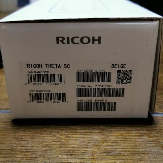 リコー(RICOH)の【中古】RICOH THETA SC【全天球カメラ】(コンパクトデジタルカメラ)