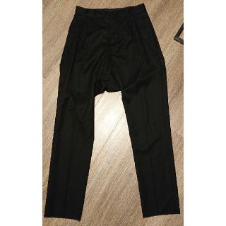 バルマン(BALMAIN)のBALMAN タック パンツ サルエル ウール(サルエルパンツ)