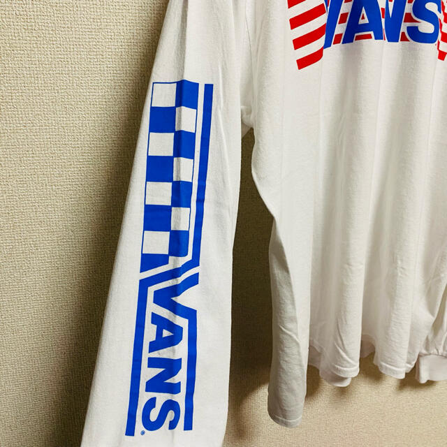 VANS(ヴァンズ)の一点物　バンズ VANS BMX OFTE トリコロール OLD BMX ロンT メンズのトップス(Tシャツ/カットソー(七分/長袖))の商品写真