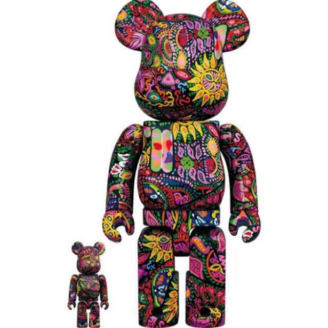 BE@RBRICK Psychedelic Paisley 100％&400％ベアブリック