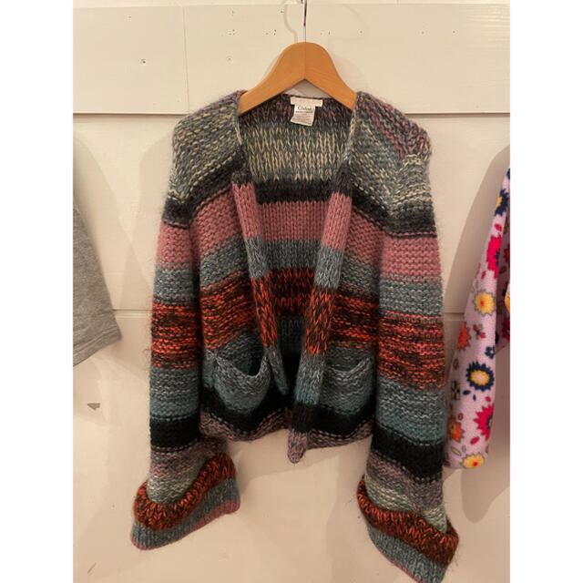 Chloe(クロエ)の最終価格🌈Chloé mulch color knit cardigan. レディースのトップス(カーディガン)の商品写真