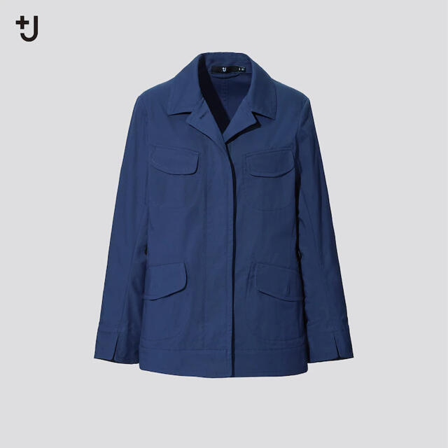UNIQLO(ユニクロ)の+J コットンリネン サファリジャケット 新品未使用タグ付き レディースのジャケット/アウター(ミリタリージャケット)の商品写真