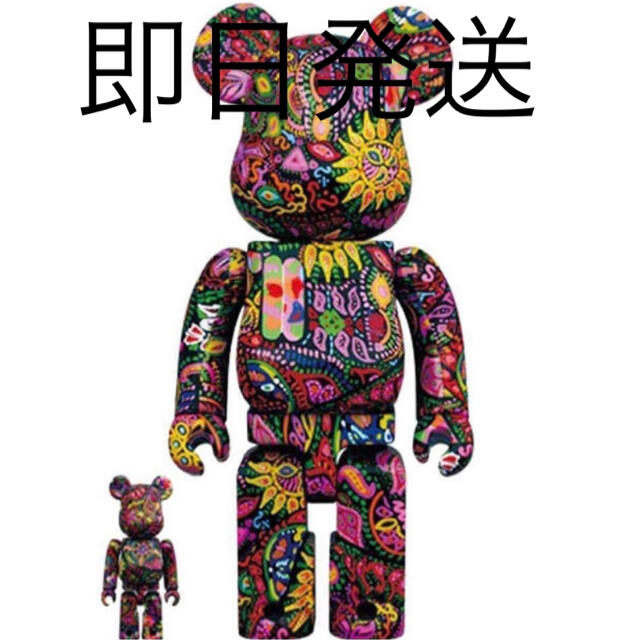 ベアブリックBE@RBRICK Psychedelic Paisley 100％&400％